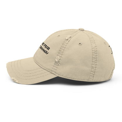 Feel The Fear, Send It Anyway Distressed Hat