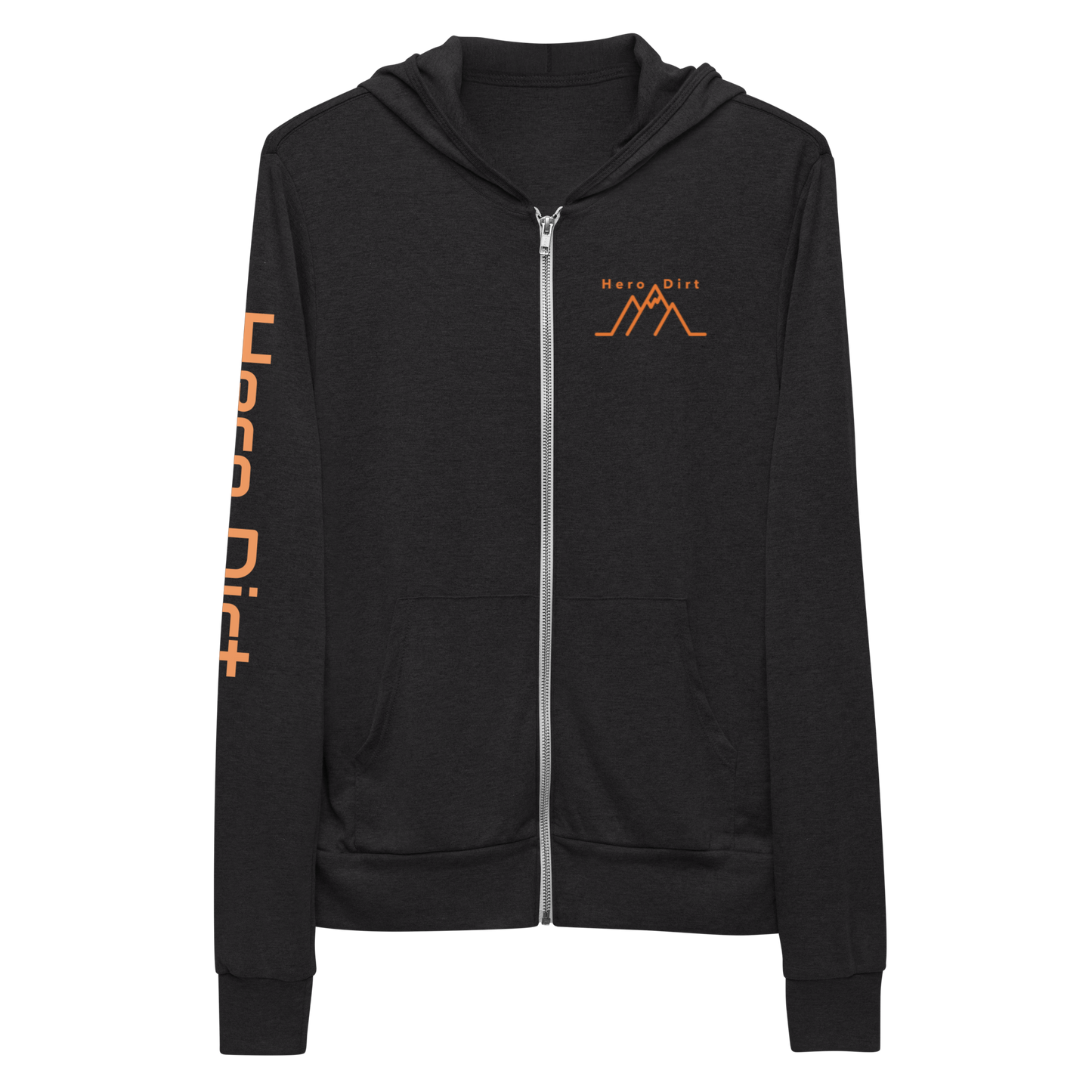 Lightweight Feel The Fear Send It Anyway Hoodie - Orange