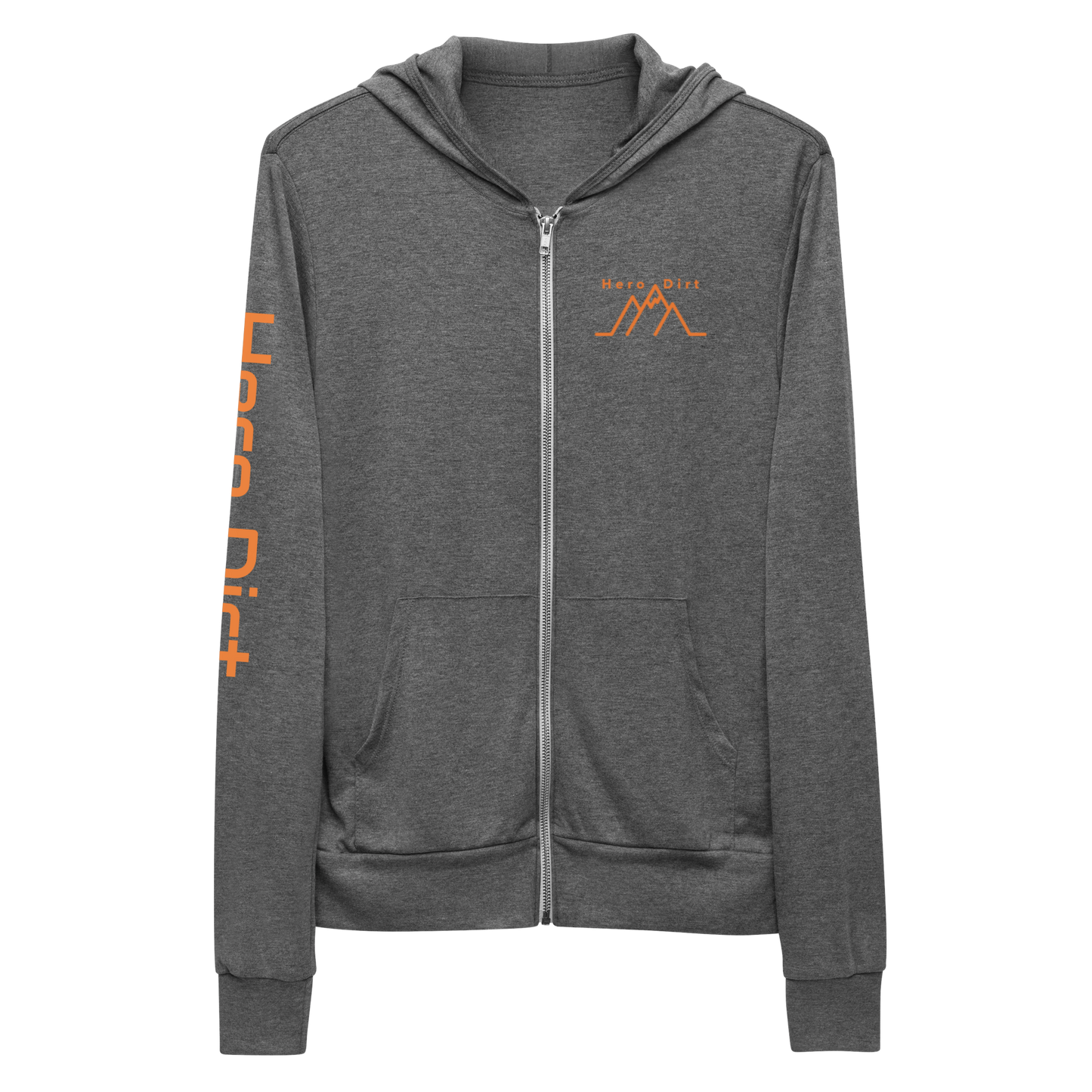 Lightweight Feel The Fear Send It Anyway Hoodie - Orange