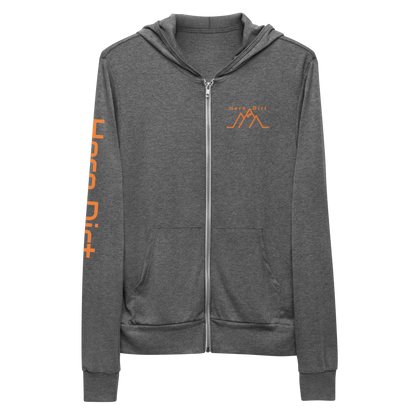 Lightweight Feel The Fear Send It Anyway Hoodie - Orange