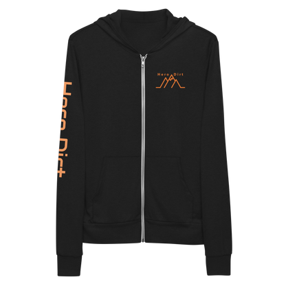 Lightweight Feel The Fear Send It Anyway Hoodie - Orange